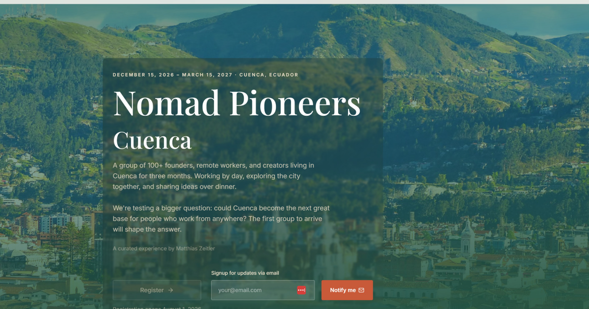 Nomad Pioneers Cuenca